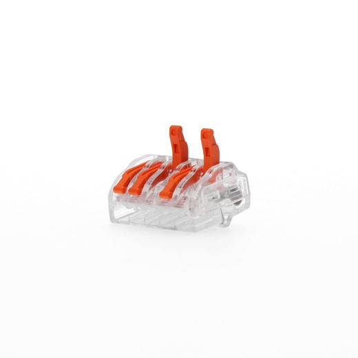 Conector de emenda 5 soquetes de 0,75 a 2,5 mm embalado 5uni