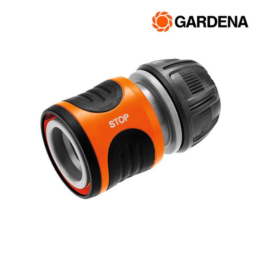 Conector rapido stop agua øint13mm (1/2")-15mm (5/8") (blister). Gardena