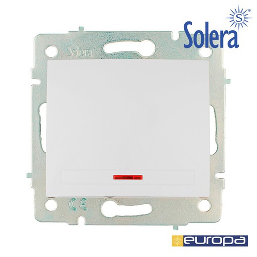 Conmutador/interruptor luminoso 10ax 250v s. Europa solera erp02ilqc