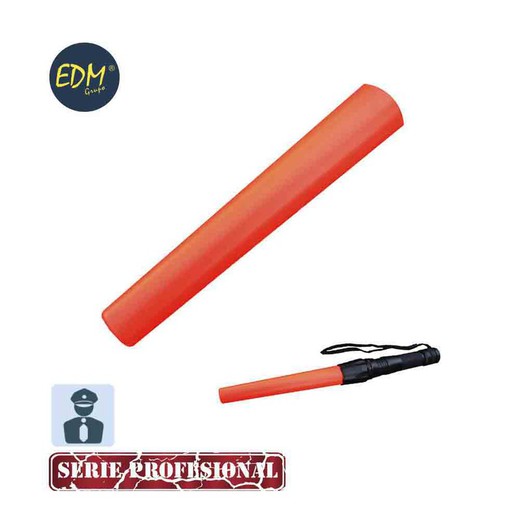 Cono de señalizacion naranja adaptable a linterna 36100 155x28mm diam. 20mm