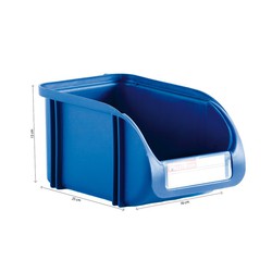 Container 16cm titanium blue