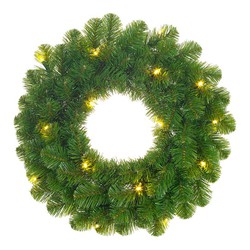 Guirlanda de Natal com led embutido de 45cm