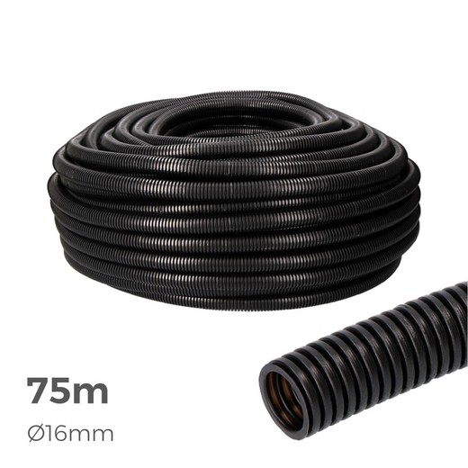 Corrugado para interior medida 16mm ce m-25  euro/mts