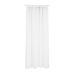 Cortina de baño - polyester - blanca - 180x200cm