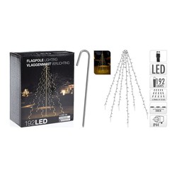 Rideau d'extérieur 192 led blanc chaud spécial arbres