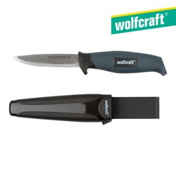 Cuchillo de exterior con estuche 4085000 wolfcraft