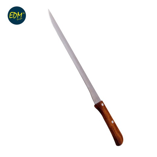 Couteau à jambon avec manche en bois 36,5 cm