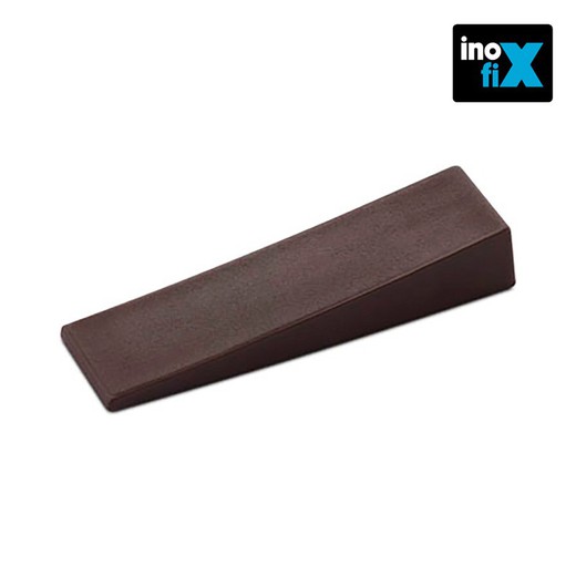 Cale en plastique marron (blister 3 unités) inofix