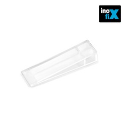 Cunha de plástico transparente (blister 3 unidades) inofix