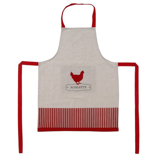 Delantal gourmet mod.poulette 60x80cm