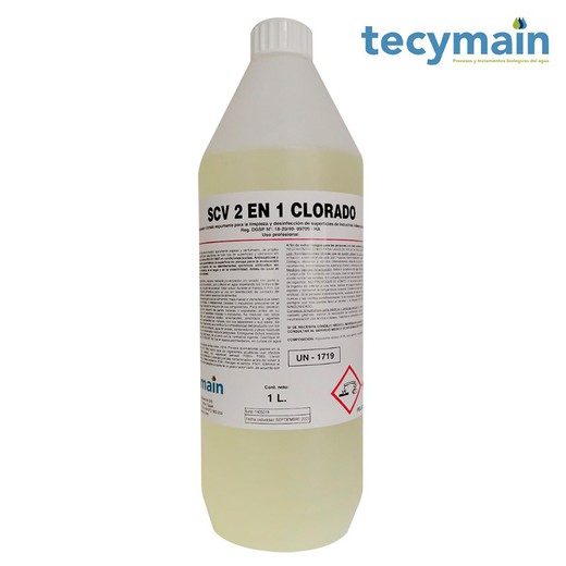 Klarynet scv Nettoyant désinfectant chloré 2-en-1