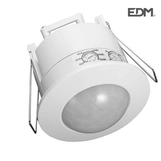 Detector movimiento empotrable 360º edm