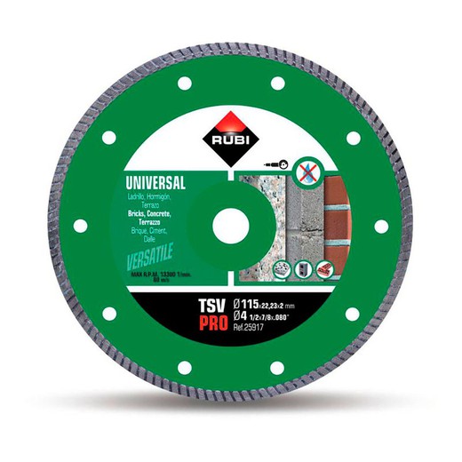 Disco diamante tsv 115 pro 25917 rubi