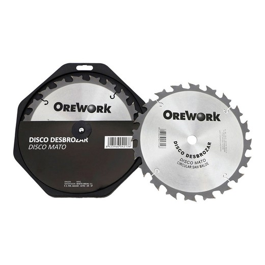 Disco orework desbrozar 250x2,8x20 z-20