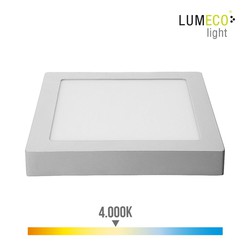 Lâmpada embutida led de superfície 20w 1500 lumens 4.000k luz diurna cromada edm