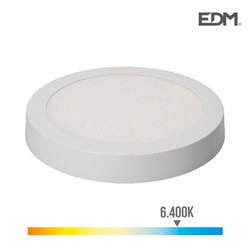 Downlight LED de surface 20w 1500 lumens 6.400k lumière froide blanche edm