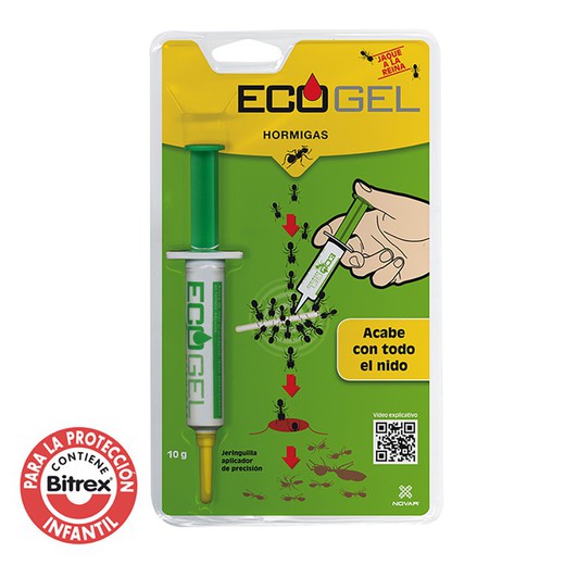 Ecogel hormigas 10gr. Jeringa