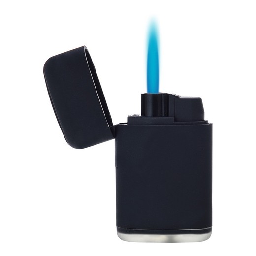 briquet noir capsule rechargeable euro/u