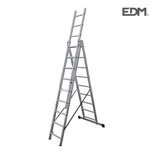 Échelle en aluminium transformable 3x9 marches Edm