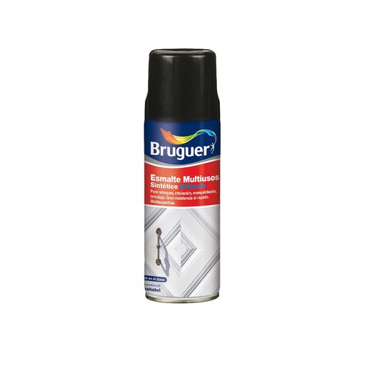 Spray émail polyvalent blanc mat 0,4l bruguer