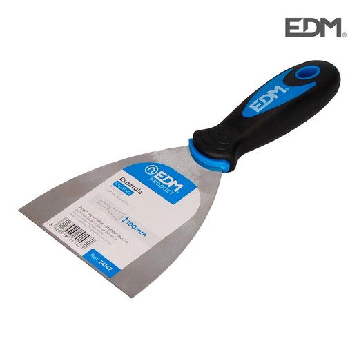 Spatule professionnelle manche en caoutchouc 100mm edm