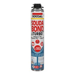 Espuma Adhesiva Turbo Soudabon Turbo Pistola 750ml Soudal