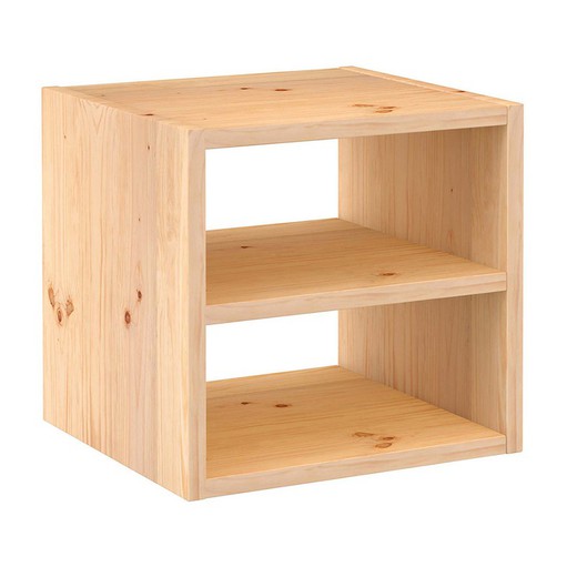 Etagère Modulaire 1 Cubes + Etagère Intermédiaire Dinamic Pin Massif Astigarraga