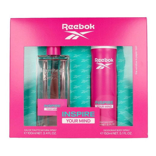 Estuche reebok eau de toilette 100ml + deodorant body spray 150ml