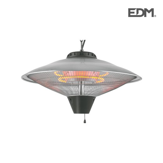 Estufa de cuarzo de exterior - de techo - 2100w - edm