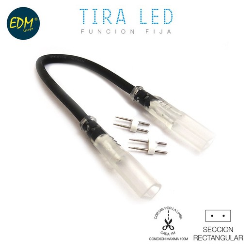 Câble d'extension pour bande led 1mts edm