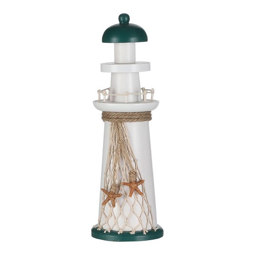 farol decorativo branco