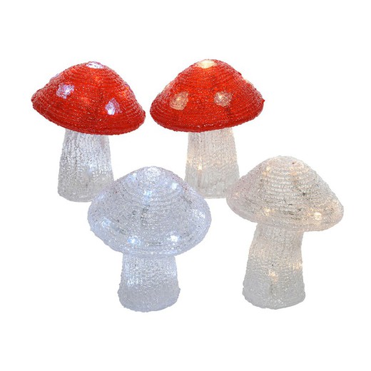 champignon led figure 4 modèles assortis