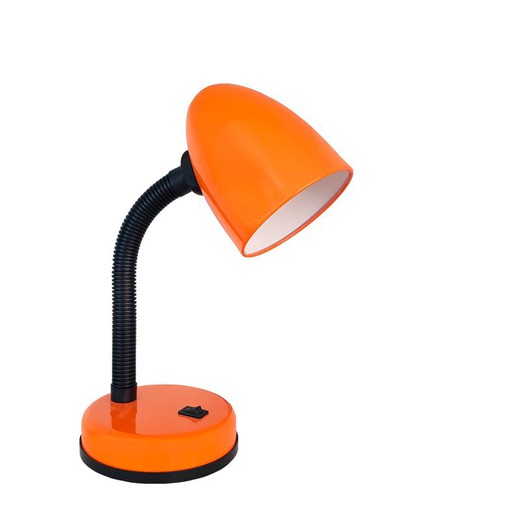 Lampe de bureau modèle amsterdam e27 40w orange edm