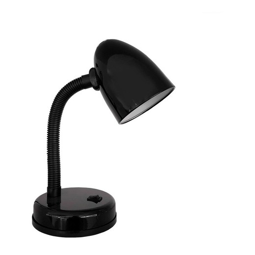 Lampe de bureau modèle amsterdam e27 60w noir edm