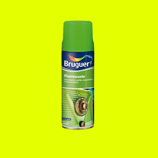 Pulverizador fluorescente amarelo 0,4l bruguer