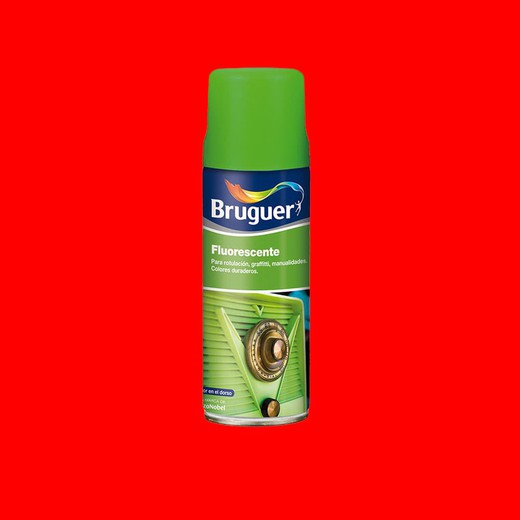 Spray fluorescent rouge 0,4l bruguer