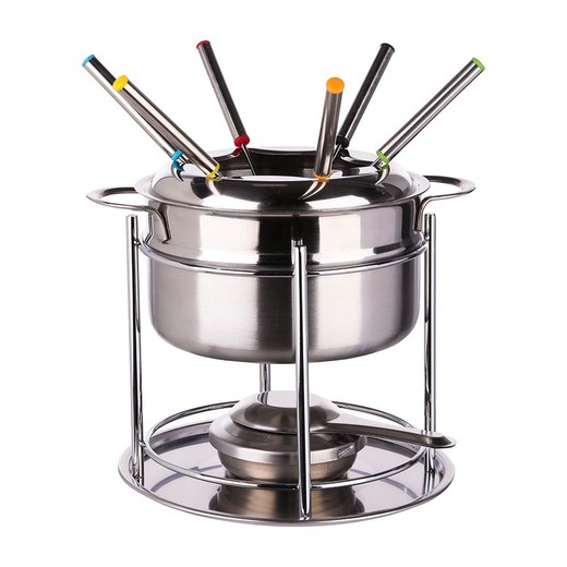 Fondue inox para 6 personas