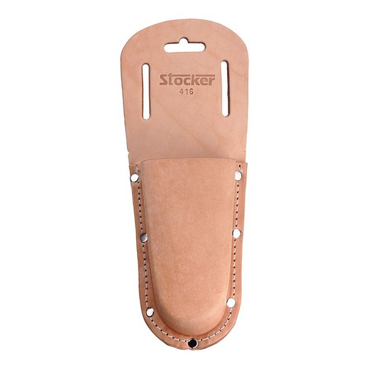 Funda de cuero para tijeras de poda o vendimia. Stocker