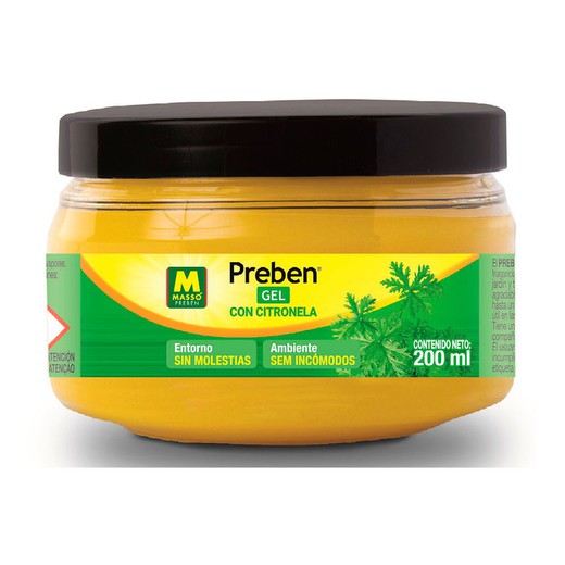 Gel con citronela 200ml preben 231267 massó