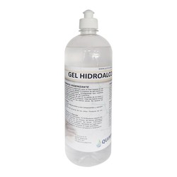 gel hidroalcoholico 1lt quimica facil 70% alcohol