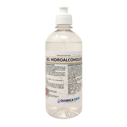 Gel hidroalcoholico 500ml quimica facil