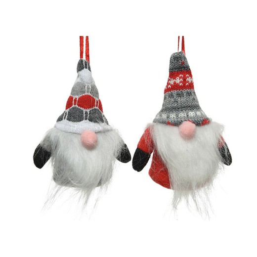 Gnome santa com cabide modelos diversos 12cm