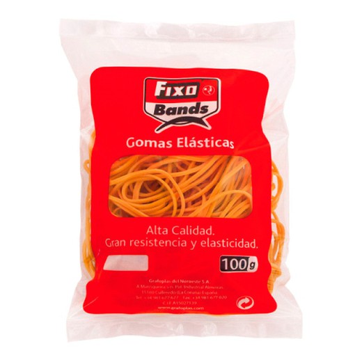 Gomas Elásticas Fixo Bolsa 100 Gr. 2mmx12cm