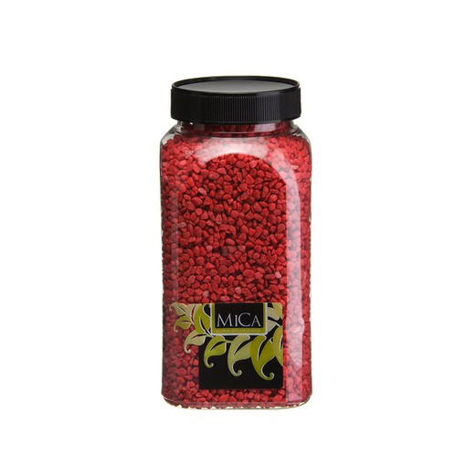 Granulado 2-3mm decorativo rojo 650ml