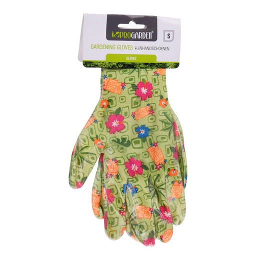 Guantes de jardinería con nitrilo colores surtidos progarden