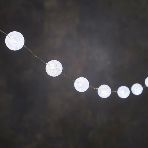 guirlande boule blanche froide 30 leds 300cm