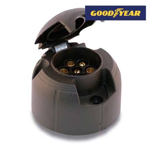 Hembra conexion remolque plastica 7 p goodyear