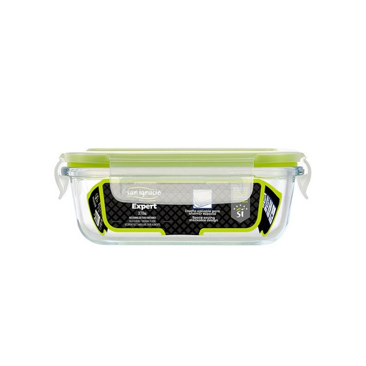 Hermético Rectangular 370ml Borosilicato Expert Sg4700 San Ignacio