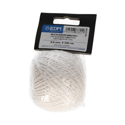 Fio de algodão 100gm / 240mts branco