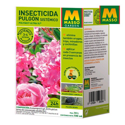 Insecticida pulgón sistémico 100 ml.